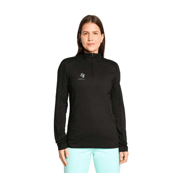 ZIENER - Skishirt JENITA lady mit DSLV Logo - black – Bild 2