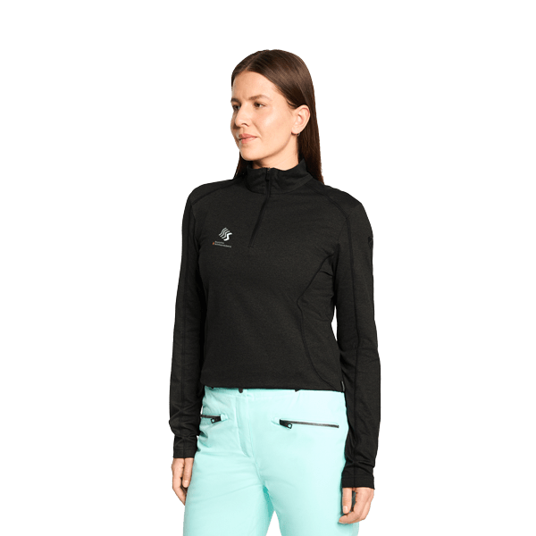 ZIENER - Skishirt JENITA lady mit DSLV Logo - black