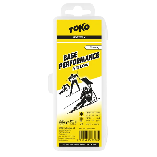 TOKO - Wachs Base Performance yellow 120g